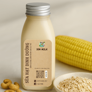 sữa hạt điều yến mạch mix bắp ngọt