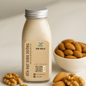 sữa hạt hạnh nhân mix óc chó