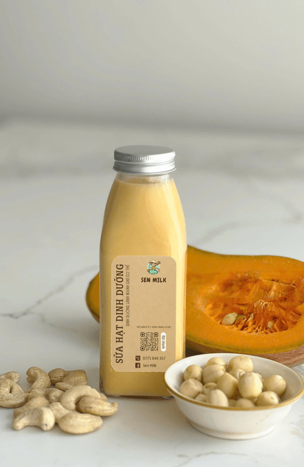 Sữa hạt Sen Điều Mix Bí Đỏ