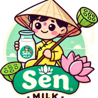 Logo quán sen milk